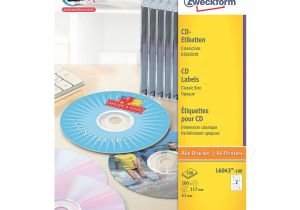 Avery Cd Label Template L6043 Avery Zweckform 100er Pack Cd Dvd Label L6043 100 Bei