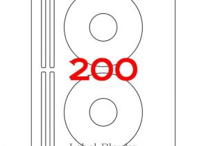 Avery Cd Template 5931 Blank Laser Ink Jet Labels for Cd or Dvd 100 Sheets