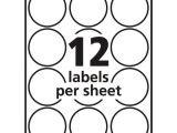 Avery Circle Label Template Avery 22807 Labels