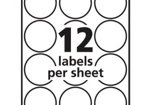 Avery Circle Labels Template Avery 22807 Labels