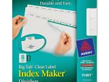 Avery Clear Labels Template Printer