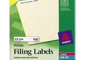 Avery.com Templates 5366 Avery 5366 White Laser Inkjet Filing Labels