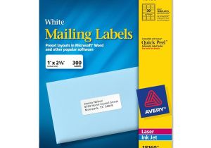 Avery Com Templates 8160 Avery Labels 8160 Self Adhesive Address Labels 30