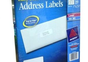 Avery Easy Peel Labels Template 5160 Address Labels Avery Easy Peel White Laser Inkjet