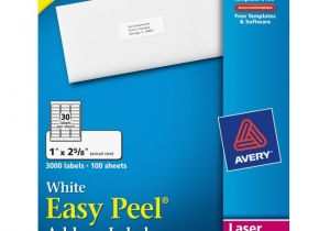 Avery Easy Peel Labels Template 5160 Avery 5160 Easy Peel Address Label 1 Quot Width X 2 62 Quot Length