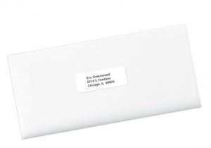 Avery Envelope Template Avery 8160 White Easy Peel Address Labels 1 X 2 5 8