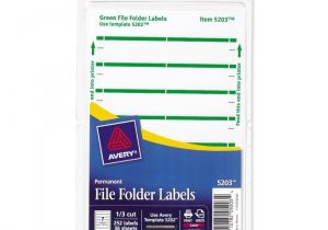 Avery File Folder Label Templates Print or Write File Folder Label Avery Dennison 05203