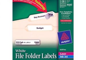Avery File Folder Labels 5366 Template Printer