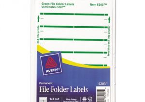 Avery File Folder Template Ave05203 Avery Print or Write File Folder Labels Zuma