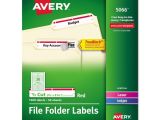 Avery File Folder Template Avery Permanent File Folder Labels Ave5066 72782050665