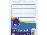 Avery Filing Labels Template Avery Permanent 1 3 Cut File Folder Labels Ave05206