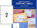 Avery Half Page Labels Template Shipping Labels with Trueblock 959008 Avery Australia