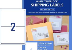 Avery Half Sheet Labels Template Shipping Labels with Trueblock 959008 Avery Australia