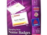 Avery Hanging Name Badges 74459 Template Avery Laser and Inkjet Hanging Name Badges 3 Quot X 4 Quot 100pk