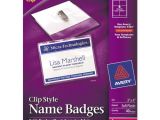 Avery Hanging Name Badges 74459 Template Bettymills Avery Garment Friendly Clip Style Name