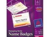 Avery Hanging Name Badges 74459 Template Bettymills Avery Hanging Name Badges Avery Ave74459