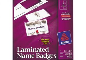 Avery Hanging Name Badges 74459 Template Bettymills Avery Laminated Clip Style Name Badges