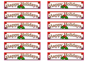 Avery Holiday Labels Templates 7 Best Images Of Printable Christmas Labels Avery Free