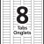 Avery Index Maker 8 Tab Template Index Maker Dividers Templates Avery