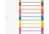 Avery Index Template 8 Tab Avery Avery Ready Index Table Of Contents Dividers 12 Tab