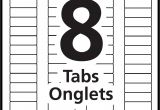 Avery Index Template 8 Tab Index Maker Dividers Templates Avery