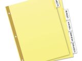Avery Inserts for Dividers 5 Tab Template Ave11110 Avery Insertable Big Tab Dividers Zuma