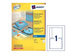 Avery Jewel Case Template Avery Cd Cases and Inserts White Pack Of 25 J8435 25