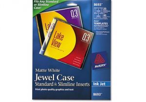Avery Jewel Case Template Avery Inkjet Cd Dvd Jewel Case Inserts Ave8693 Shoplet Com