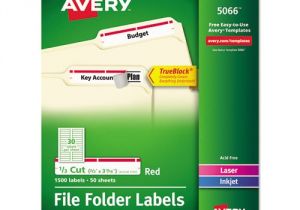 Avery Label Template 5066 Avery 5066 Permanent File Folder Labels Trueblock Laser