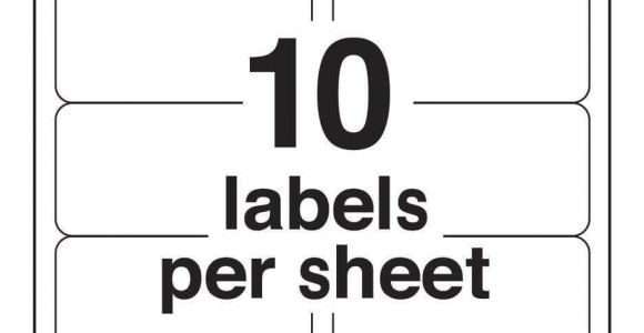 Avery Labels 10 Per Sheet Template Avery 10 Labels Per Sheet Template Ondy Spreadsheet