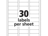 Avery Labels 2×4 Template Avery 8160 Label Template Word Templates Data