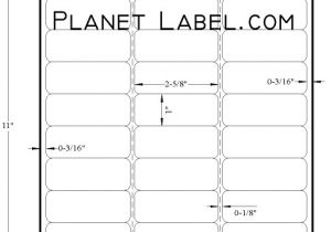 Avery Labels 5160 Template Blank Avery 5160 8160 Label Template Bing Images