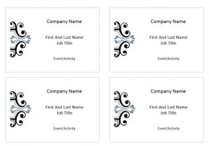 Avery Labels Name Badge Template Avery Label 5395 Template