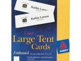 Avery Large Tent Card Template Avery Table Tents Template Pictures to Pin On Pinterest