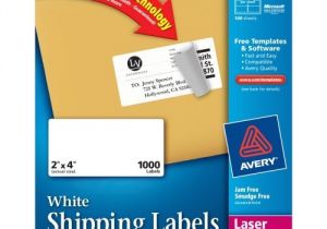Avery Laser Label Templates Avery Easy Peel Clear Mailing Labels for Laser Printers 1