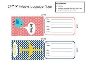 Avery Luggage Tag Template 4 Best Images Of Avery Templates Luggage Tag Printable