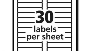 Avery Mailing Labels Template 30 Per Sheet Mailing Label Templates 30 Per Sheet and Avery Permanent