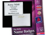 Avery Name Badge Template 74549 Avery 74549 Pin Style Name Badges
