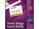 Avery Name Badges Template Avery 5392 Name Badge Insert Refill 4 Quot Width X 3 Quot Length