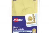 Avery Notarial Seals 5868 Template Ave05868 Avery Printable Gold Foil Seals Zuma
