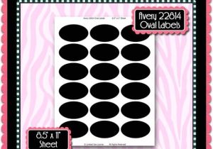 Avery Oval Label Template Avery 22814 Oval Labels Template Instant Download Psd and Png