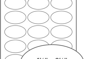 Avery Oval Label Template Oval Labels