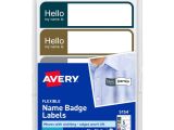 Avery Photo Id Badge Templates Avery Flexible Adhesive Mini Name Badge Labels Ave 5154