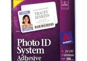Avery Photo Id Badge Templates Visitor Photo Id Badge Avery Replacement 2940 2941 Ebay