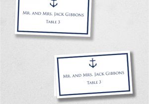 Avery Place Card Templates Avery Place Card Template Anchor Instant Download Escort