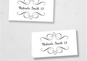 Avery Place Card Templates Avery Place Card Template Instant Download Escort Card
