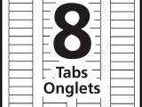 Avery Print On Tabs Template Index Maker Dividers Templates Avery