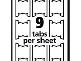 Avery Printable Tabs Template Avery 5567 Printable Hanging File Tabs