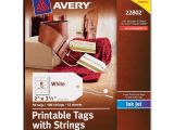 Avery Printable Tags with Strings Template Avery 22802 Printable Marking Tags W String 2 Quot Length X 3