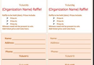 Avery Printable Tickets Template 20 Free Raffle Ticket Templates with Automate Ticket